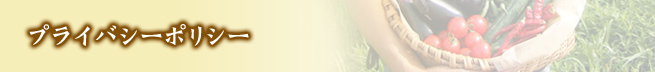 プライバシーポリシー